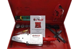 Аппарат сварочный для PP-R труб и фитинг 1,5 кВт Дн 20-63 в/к насадки 20-40мм VALFEX VWM-03 SET