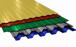 Профнастил окрашенный Н60 0.7х845 RAL 6002 длина под заказ