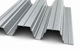 Профнастил оцинкованный 0.9х850х цинк , профиль Н153  длина под заказ