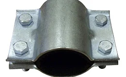 Хомут ремонтный двухсторонний сталь оц Ду 32 (Дн 42-46) L=65мм, DN 32