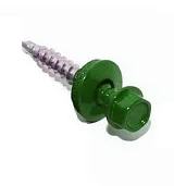 Саморез кровельный 4.8х51 RAL 6002 по дереву