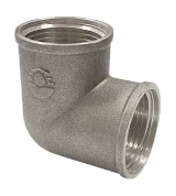 Угольник латунь никель Ду 20 (3/4") ВР/ВР Valfex VF.090.N.034, DN 20, 3/4 дюйма