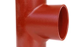 Тройник чугун SML Ду 50х50х90гр б/растр, DN 50