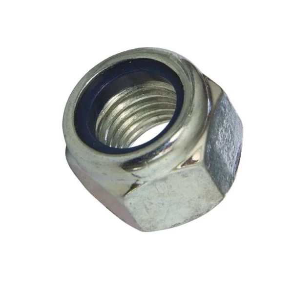 Гайка самоконтрящаяся высокая 10 оцинк. DIN 982