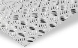 Лист алюминиевый 3х1500х3200 рифление квинтет, марка АМГ2Н2Р