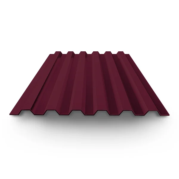 Профнастил окрашенный С21 0.35х1000 RAL 3005 длина под заказ