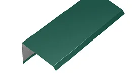 Планка торцевая 0,45x100x125x2000 RAL6005