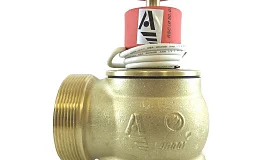 Клапан пожарн лат угл 90 гр КПЛМ 65-1 Ду 65 1,6 МПа муфта-цапка с датч пол ДППК 23 Апогей 110014, DN 65