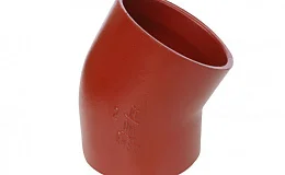 Отвод чугун SML Ду 125х30гр б/растр, DN 125