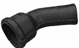 Отвод чугун канализационный Ду 50х135гр б/н ГОСТ 6942-98, DN 50