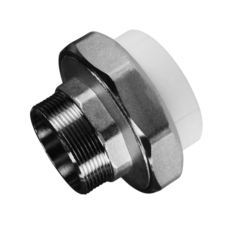 Муфта PP-R комбинированная под ключ белая НР Дн 110х4" VALFEX 10135110