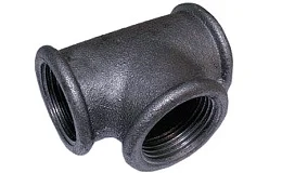 Тройник прямой чугун Ду 32 (1 1/4") ВР/ВР, DN 32