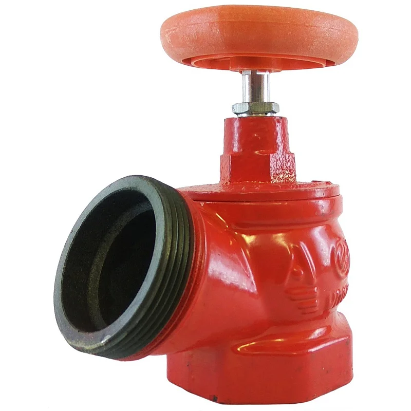 Клапан пожарн чугун угл 125 гр КПК 65-1 Ду 65 1,6 МПа муфта-цапка Апогей 110041, DN 65