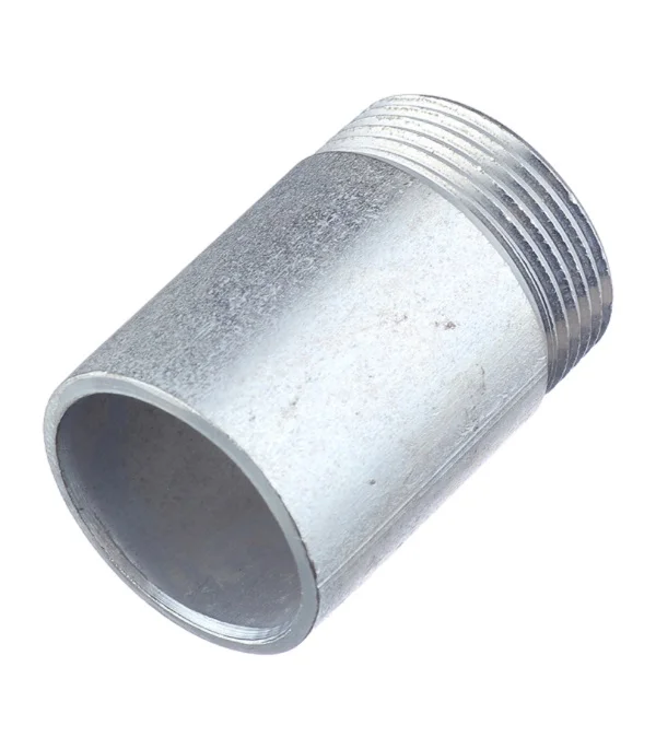 Резьба стальная удлиненная оцинк Ду50 L=70мм из труб по ГОСТ 3262-75, DN 50