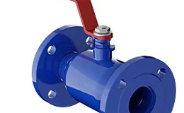 Кран шаровой цельносварной фланцевый 11с67п ЦФ.00.1 DN25 PN40 L=160 мм МАРШАЛ