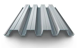 Профнастил оцинкованный 0.75х750х цинк, профиль Н75  длина под заказ