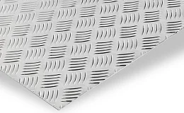 Лист алюминиевый 1.2х1200х3000 рифление квинтет, марка АМГ2Н2Р