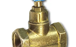 Клапан запорный латунь 15б3р Ду 15 Ру16 ВР прямой ТУ 206-3973235-01-93 Цветлит ZW20004, DN 15, 1/2 дюйма