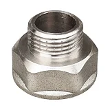 Переход латунь никель Ду 32х20 (1 1/4"х3/4") ВР/НР VALFEX VF.592.N.114.034, DN 32