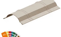 Конек полукруглый R110x2000 цвет под заказ