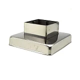 Крепление стойки цанга (зеркало) 40, марка AISI 304