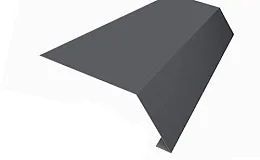 Планка карнизная 0,45х100х65х2000 RAL7024 графитовый-серый