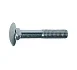 Болт мебельный 6х16 оцинк. DIN 603