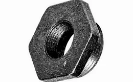 Заглушка (пробка) проходная 1 1/4"x1/2" правая резьба для чугунных радиаторов (РБ)