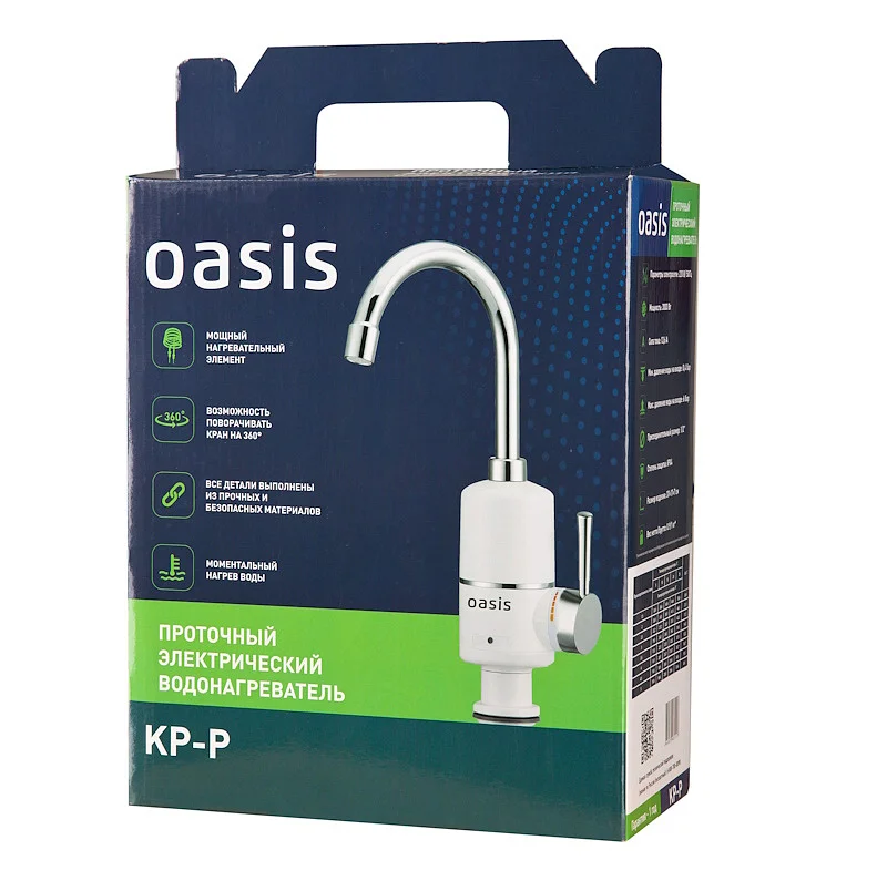 Кран водонагреватель проточный KP Oasis