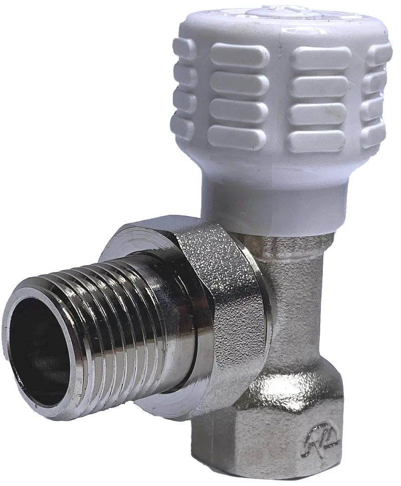 Клапан ручной регулировки для радиатора Ду 20 угловой Россия 01121013, DN 20, 3/4 дюйма