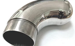 Отвод оконечный с круглой заглушкой (зеркало) 50,8, марка AISI 304