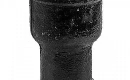 Патрубок чугун канализационный Ду 100х50 б/н переходной ГОСТ 6942-98, DN 100