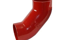 Отвод чугун SML Ду 50х90гр (двойное колено) б/растр, DN 50