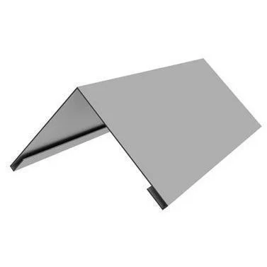 Конек плоский с подгибом  0,45х200х200х2000 оц