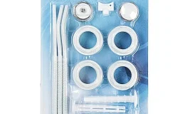 Комплект монтажный 3/4" для алюм и биметал радиаторов 13 предметов с 3-мя кронштейн (в блистере)