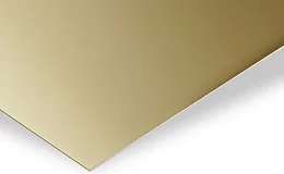 Лист латунный 2.5х600х1500 мяг, марка Л63