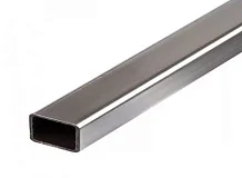 Трубы нержавеющие электросварные ЭСВ прямоугольные 80х40х5 матовая ASTM A554, длина 6 м, марка AISI 304 (08Х18Н10)