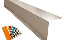 Планка торцевая 0,45x80x100x2000 цвет под заказ