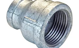 Муфта переходная чугун оц Ду 40х25 (1 1/2"х1") ВР, DN 40