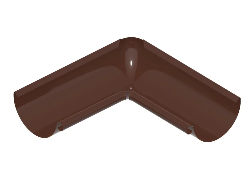 185/150 Угол желоба D185 90гр. RAL8017