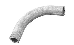 Отвод стальной гнутый п/привар оцинк Ду15 (Дн21,3х2,8) из труб по ГОСТ 3262-75, DN 15, 1/2 дюйма