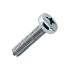 Винт с полусферической головкой 6 оцинк. DIN 7985