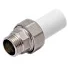 Муфта PP-R комбинированная разъемная белая наруж пайка/НР Дн 25х3/4" VALFEX 10158020