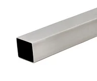 Трубы нержавеющие электросварные ЭСВ квадратные 200х3 матовая имп ASTM A554, длина 6 м, марка AISI 304 (08Х18Н10)