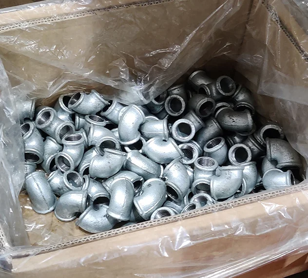 Угольник проходной чугун оц Ду 15 (1/2") ВР/ВР, DN 15, 1/2 дюйма