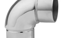Отвод поручня AISI 304 38х1.5 угольник, 90гр. (зеркало)