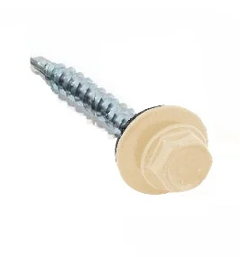 Саморез кровельный 5.5х25 RAL 1014 по металлу