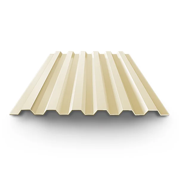 Профнастил окрашенный 0.45х1000х RAL 1015 , профиль С21  длина под заказ