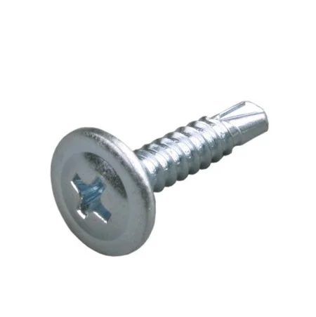 Саморез с прессшайбой 4.2х19 со сверлом оцинк.
