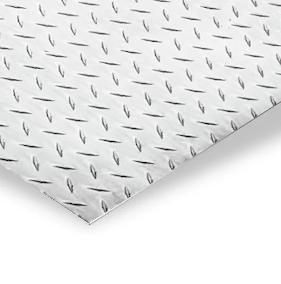 Лист алюминиевый 2х1200х3000 рифление алмаз, марка АМГ2Н2Р